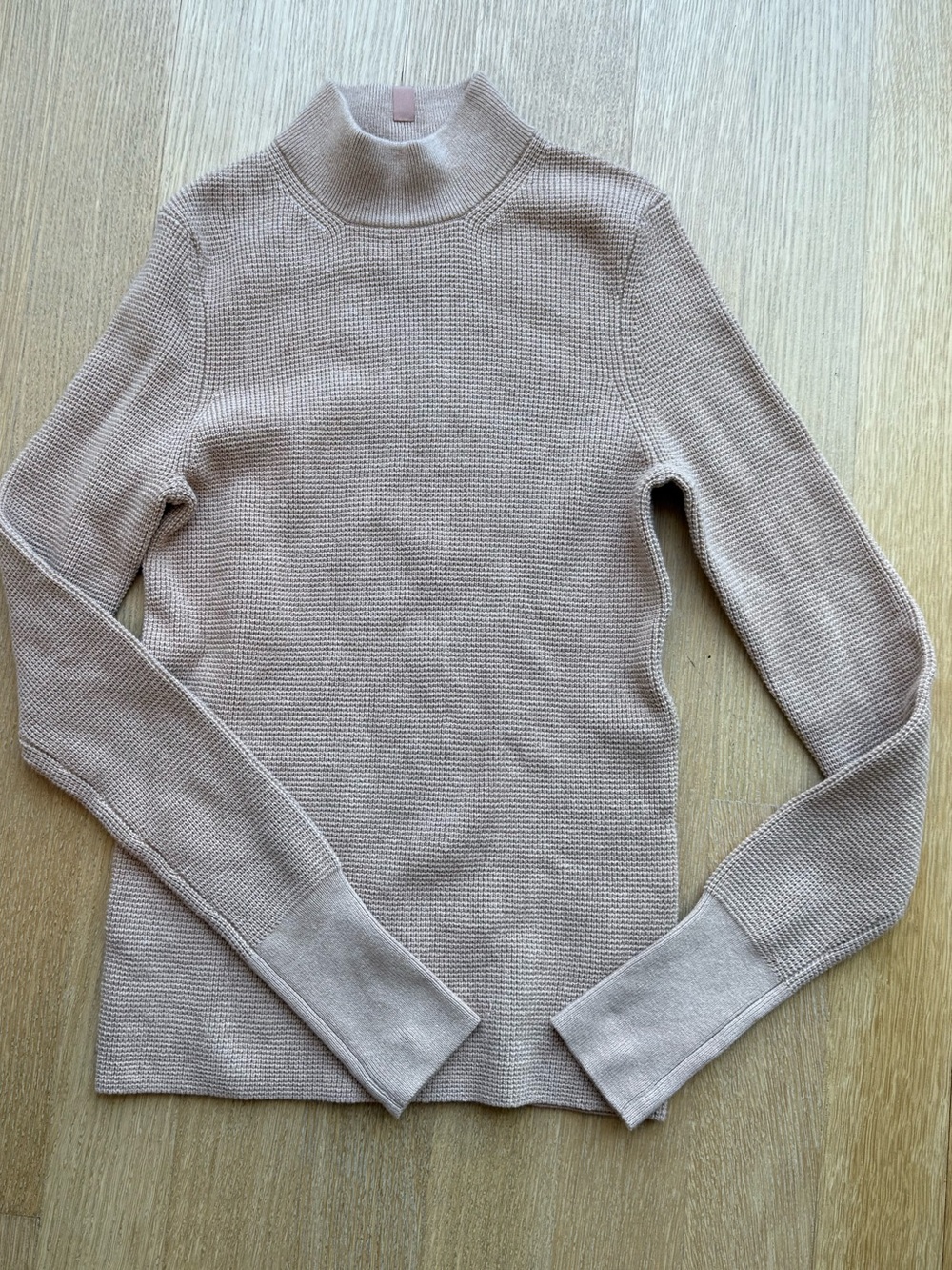 LUNYA Cozy Knit Hoodie Cardigan in Taupe NWOT